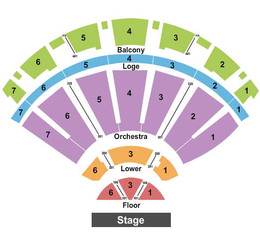 Bellco Theatre Denver Seating Chart